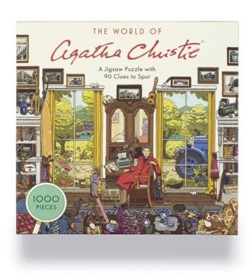 Puzzle The World of Agata Christie. Wydawca: Laurence King Publishing. SmakLiter.pl Opakowanie Puzzle The World of Agata Christie