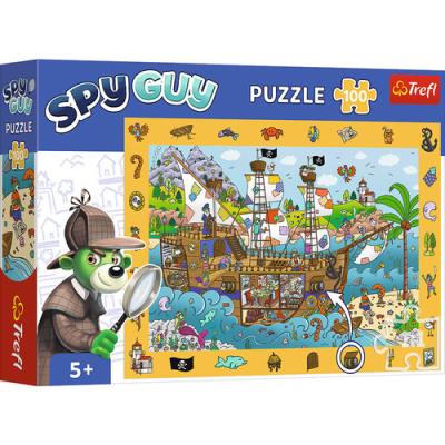 Opakowanie Puzzle100 Obserwacyjne - Spy Guy Statek TREFL