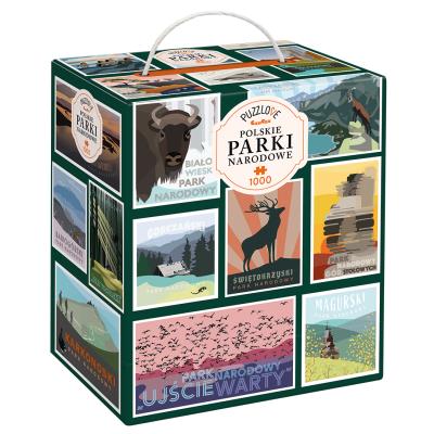 Opakowanie Puzzlove CzuCzu Polskie parki narodowe 1000 elementów