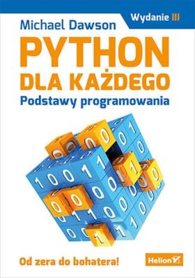 Okładka książki Python dla każdego. Podstawy programowania. Wydanie III