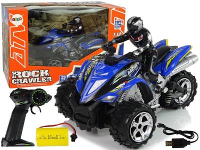 Opakowanie Quad Rock Crawler zdalnie sterowany niebieski