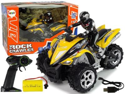 Opakowanie Quad Rock Crawler zdalnie sterowany zółty