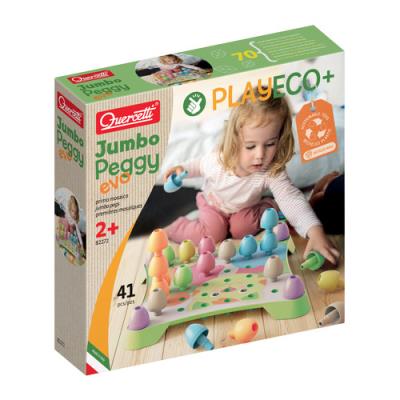 Quercetti Playbio Jumbo Peggy. Wydawca: Quercetti. SmakLiter.pl Opakowanie Quercetti Playbio Jumbo Peggy