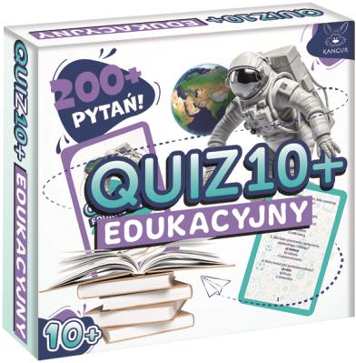 Quiz Edukacyjny 10+. Wydawca: Kangur. SmakLiter.pl Opakowanie Quiz Edukacyjny 10+