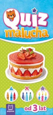 Okładka książki Quiz malucha z kotkiem. 3+. Quiz malucha