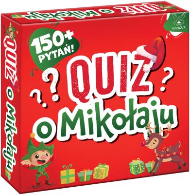Quiz o Mikołaju. Wydawca: Kangur. SmakLiter.pl Opakowanie Quiz o Mikołaju