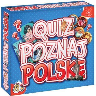 Quiz Poznaj Polskę. Wydawca: Kangur. SmakLiter.pl Opakowanie Quiz Poznaj Polskę
