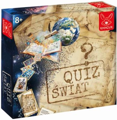 Quiz Świat. Wydawca: Kangur. SmakLiter.pl Opakowanie Quiz Świat