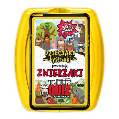 QUIZ Zwierzaki. Wydawca: Winning Moves. SmakLiter.pl Opakowanie QUIZ Zwierzaki