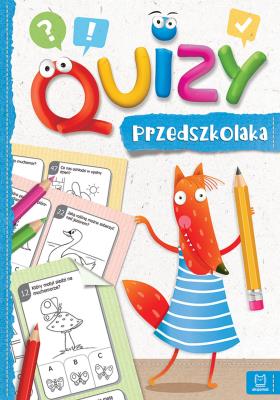 Okładka książki Quizy przedszkolaka. Niebieskie