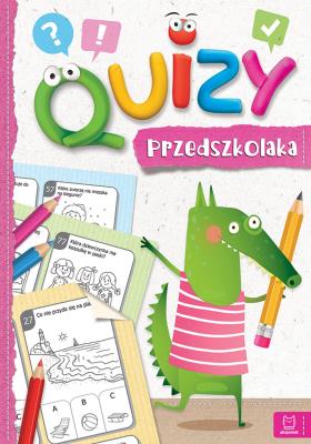 Okładka książki Quizy przedszkolaka. Różowe
