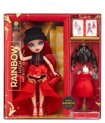 Opakowanie Rainbow High Fantastic Fashion Dol - Red