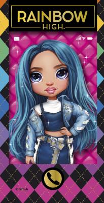 Rainbow High. Jade i Skyler. Książeczka telefon. Autor: Monika Kiersnowska. SmakLiter.pl Okładka książki Rainbow High. Jade i Skyler. Książeczka telefon