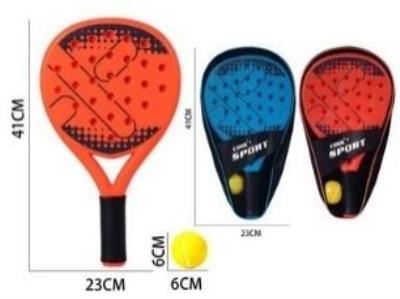 Rakietka plastikowa do ping-ponga + piłeczka mix. Wydawca: Czapska. SmakLiter.pl Opakowanie Rakietka plastikowa do ping-ponga + piłeczka mix