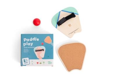 Rakietki do padla drewniane. Wydawca: BS Toys. SmakLiter.pl Opakowanie Rakietki do padla drewniane