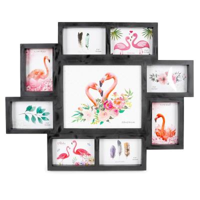 Opakowanie Ramka Gallery czarna 9 zdjęć