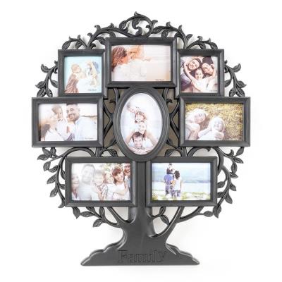 Opakowanie Ramka Gallery czarna drzewo 8 zdjęć