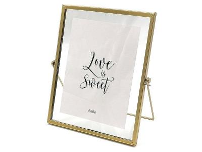 Opakowanie Ramka na zdjęcia 15x10cm złota