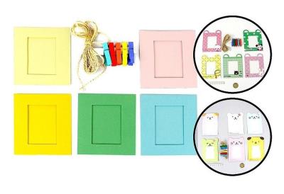 Opakowanie Ramki na zdjęcia ze sznurkiem i klamerkami MIX