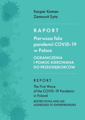 Okładka książki Raport. Pierwsza fala pandemii COVID-19 w Polsce
