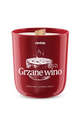 Ravina Świeca sojowa Grzane Wino 175g. Producent: Ravina. SmakLiter.pl Zdjęcie produktu Ravina Świeca sojowa Grzane Wino 175g