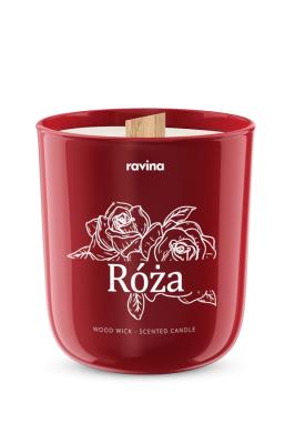 Ravina Świeca sojowa Róża 175g. Producent: Ravina. SmakLiter.pl Zdjęcie produktu Ravina Świeca sojowa Róża 175g