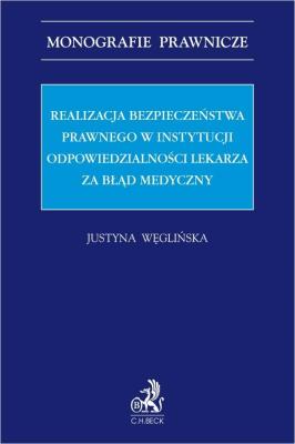 Okładka książki Realizacja bezpieczeństwa prawnego...