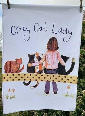Opakowanie Ręcznik kuchenny TT38 Crazy Cat Lady Kociara