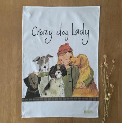 Opakowanie Ręcznik kuchenny TT39 Crazy Dog Lady Psiara