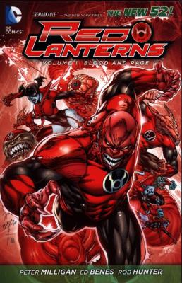 Red Lanterns Vol. 1 Blood And Rage. Autor: Peter Milligan. SmakLiter.pl Okładka książki Red Lanterns Vol. 1 Blood And Rage
