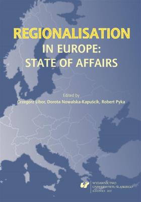 Okładka książki Regionalisation in Europe: The State of Affairs