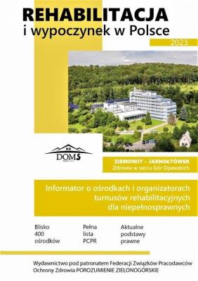 Okładka książki Rehabilitacja i wypoczynek w Polsce 2023