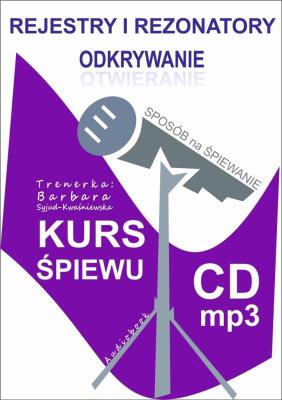 Okładka książki Rejestry i rezonatory. Odkrywanie. Kurs śpiewu +CD