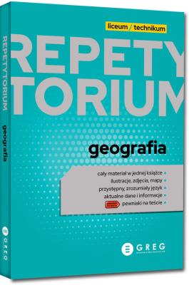 Okładka książki Repetytorium - liceum/technikum - geografia - 2023