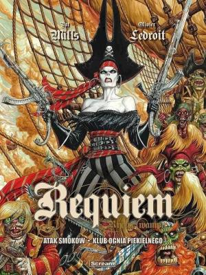 Requiem. Rycerz wampir T.5-6. Autor: Pat Mills. SmakLiter.pl Okładka książki Requiem. Rycerz wampir T.5-6