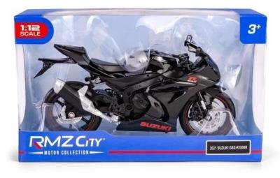 RMZ 1:12 Suzuki GSX R1000R (Regular) czarny. Wydawca: Daffi. SmakLiter.pl Opakowanie RMZ 1:12 Suzuki GSX R1000R (Regular) czarny