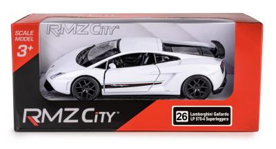 Opakowanie RMZ City Lamborghini LP570-4 Gallardo biały w skali 1:36