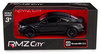 Opakowanie RMZ City Mercedes-Benz C63 S AMG Coupe 2019 Matte czarny w skali 1:35