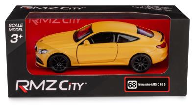Opakowanie RMZ City Mercedes-Benz C63 S AMG Coupe 2019 Matte żółty w skali 1:35