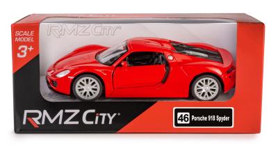 Opakowanie RMZ City Porsche 918 Spyder czerwony w skali 1:32