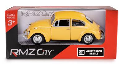 Opakowanie RMZ City Volkswagen Beetle 1967 żółty w skali 1:32