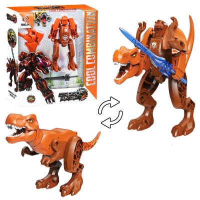 Opakowanie Robot Dinozaur 2w1