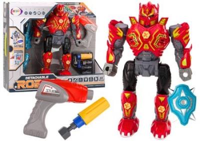 Opakowanie Robot do skręcania światła dźwięk czerwony