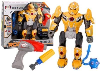 Opakowanie Robot do skręcania światła dźwięk żółty