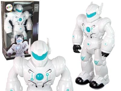 Opakowanie Robot interaktywny chodzi dźwięk świeci biały