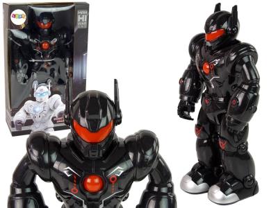 Opakowanie Robot interaktywny chodzi dźwięk świeci czarny