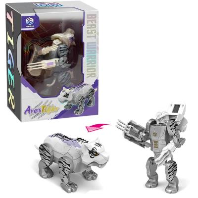 Opakowanie Robot transformujący - biały tygrys