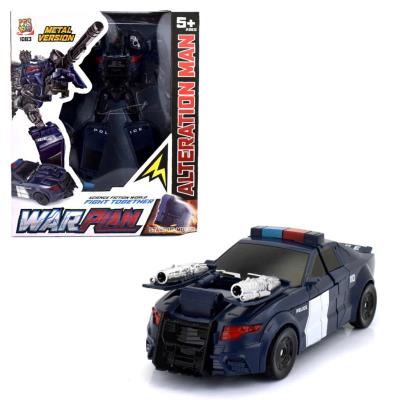 Opakowanie Robot wojownik metal niebieski