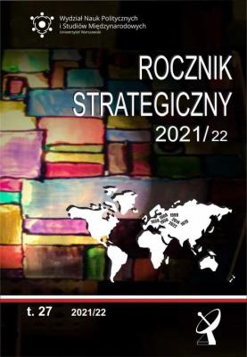 Okładka książki Rocznik Strategiczny 2021/22 Tom 27