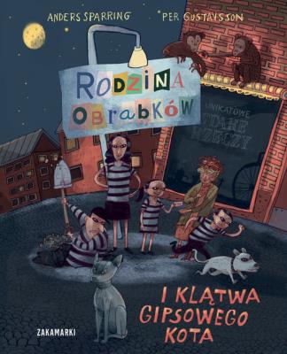 Okładka książki Rodzina Obrabków i klątwa gipsowego kota